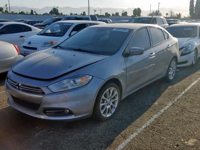 1C3CDFFA1GD820941 - 2016 DODGE DART SXT S GRAY photo 2