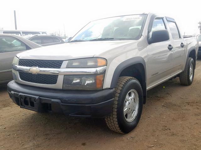 1GCDT136048216307 - 2004 CHEVROLET COLORADO GRAY photo 2