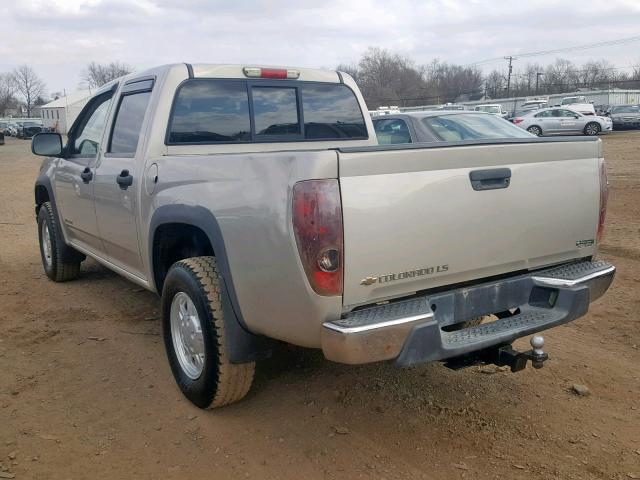 1GCDT136048216307 - 2004 CHEVROLET COLORADO GRAY photo 3