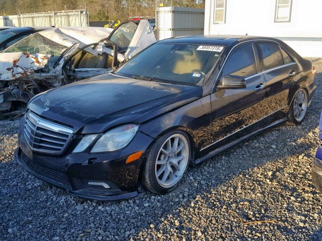 WDDHF9AB7BA267144 - 2011 MERCEDES-BENZ E 550 4MAT BLACK photo 2