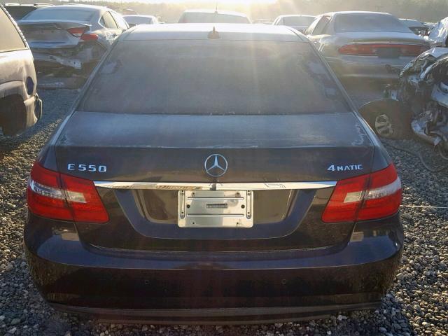 WDDHF9AB7BA267144 - 2011 MERCEDES-BENZ E 550 4MAT BLACK photo 9