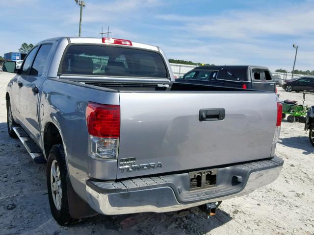 5TFEY5F19CX127238 - 2012 TOYOTA TUNDRA CRE SILVER photo 3