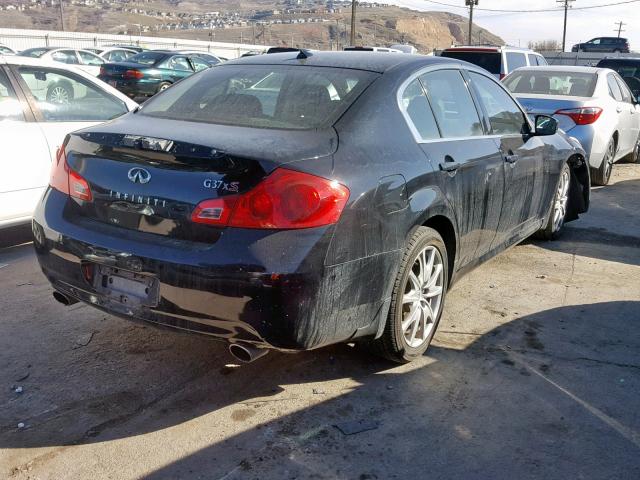 JNKCV61F29M364431 - 2009 INFINITI G37 BLACK photo 4