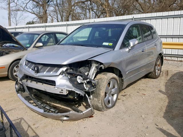 5J8TB18208A017701 - 2008 ACURA RDX SILVER photo 2