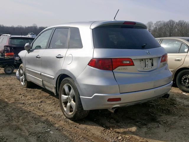 5J8TB18208A017701 - 2008 ACURA RDX SILVER photo 3