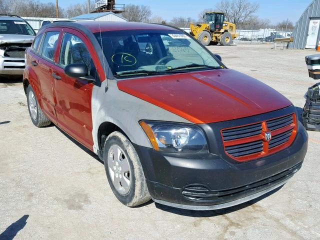 1B3HB28BX7D137529 - 2007 DODGE CALIBER ORANGE photo 1