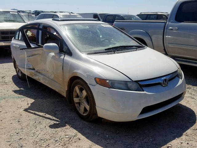 2HGFA16938H502934 - 2008 HONDA CIVIC EXL WHITE photo 1