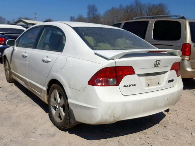 2HGFA16938H502934 - 2008 HONDA CIVIC EXL WHITE photo 3