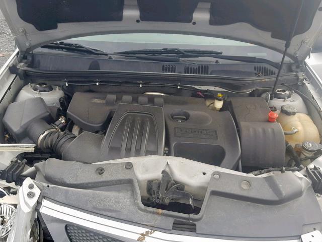 1G2AL15F177219621 - 2007 PONTIAC G5 SILVER photo 7
