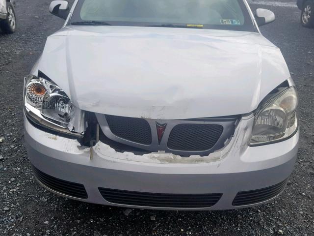 1G2AL15F177219621 - 2007 PONTIAC G5 SILVER photo 9
