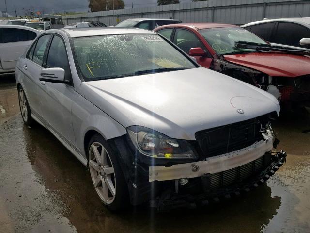 WDDGF4HB1EG246277 - 2014 MERCEDES-BENZ C 250 SILVER photo 1