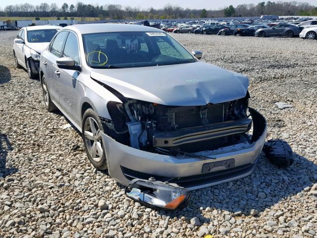 1VWBP7A35DC064686 - 2013 VOLKSWAGEN PASSAT SE SILVER photo 1