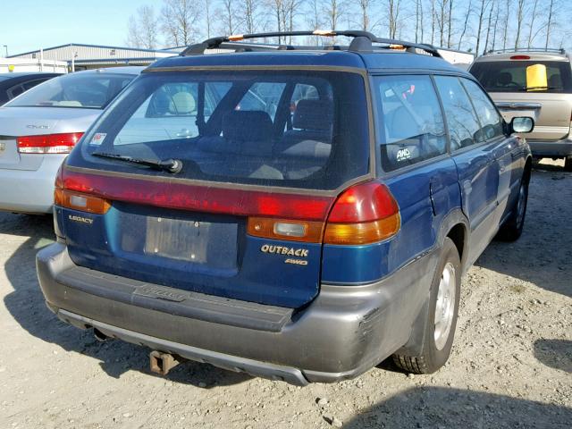 4S3BG6857V7605008 - 1997 SUBARU LEGACY OUT GREEN photo 4