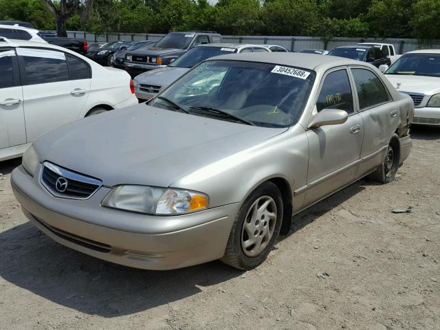 1YVGF22C3Y5114101 - 2000 MAZDA 626 ES SILVER photo 2