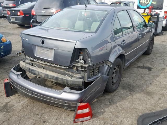 3VWRA69M84M086638 - 2004 VOLKSWAGEN JETTA GL GRAY photo 4