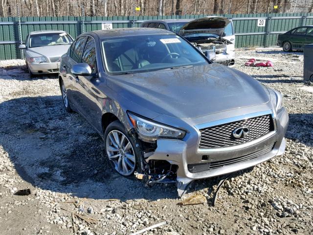 JN1BV7AR8FM394321 - 2015 INFINITI Q50 BASE SILVER photo 1