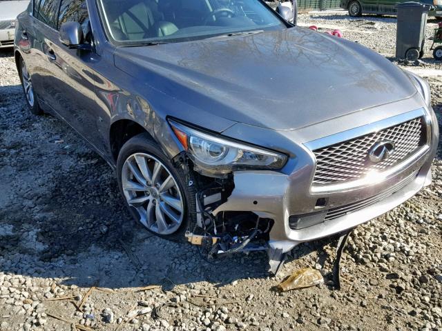 JN1BV7AR8FM394321 - 2015 INFINITI Q50 BASE SILVER photo 9