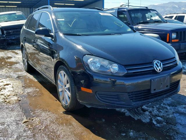 3VWPL7AJ3CM711521 - 2012 VOLKSWAGEN JETTA TDI BLACK photo 1