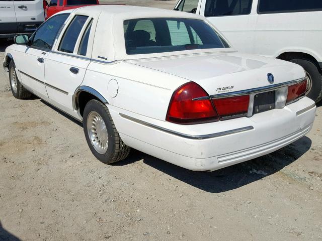 2MEFM75W6XX612248 - 1999 MERCURY GRAND MARQ WHITE photo 3