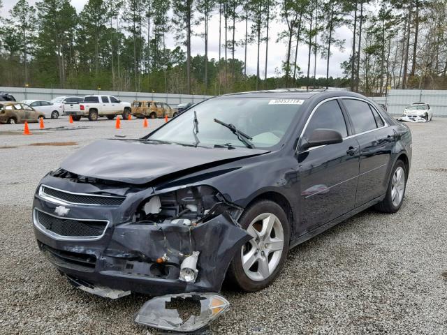 1G1ZB5E07CF155890 - 2012 CHEVROLET MALIBU LS შავი ფოტო 2