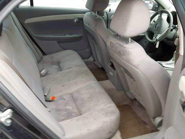 1G1ZB5E07CF155890 - 2012 CHEVROLET MALIBU LS შავი ფოტო 6