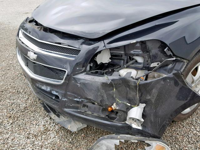 1G1ZB5E07CF155890 - 2012 CHEVROLET MALIBU LS შავი ფოტო 9