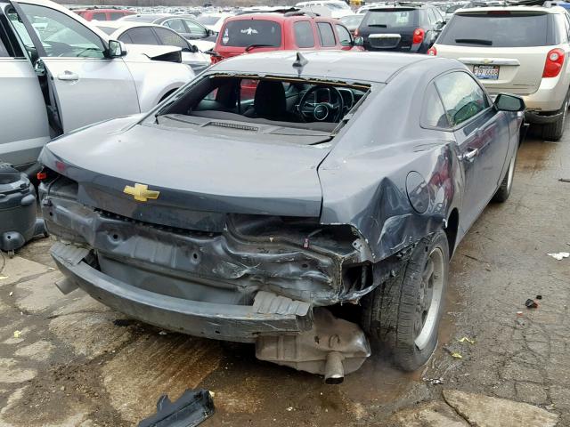 2G1FA1ED9B9129140 - 2011 CHEVROLET CAMARO LS GRAY photo 4