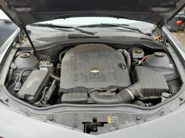 2G1FA1ED9B9129140 - 2011 CHEVROLET CAMARO LS GRAY photo 7