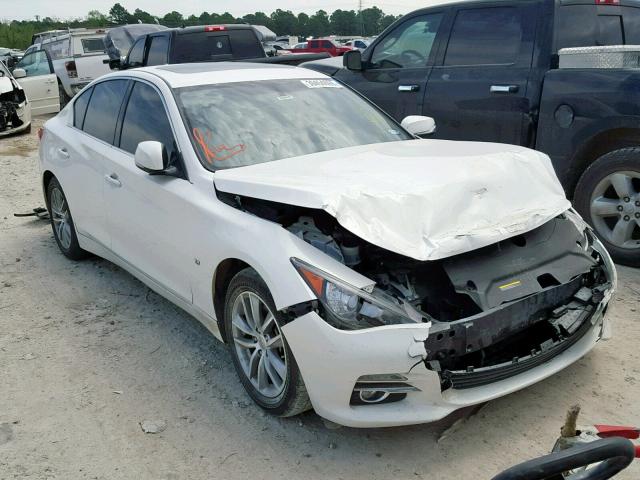 JN1BV7AP0FM342003 - 2015 INFINITI Q50 BASE WHITE photo 1