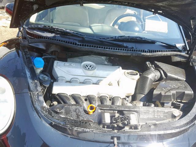 3VWRW31C07M510661 - 2007 VOLKSWAGEN NEW BEETLE შავი ფოტო 7