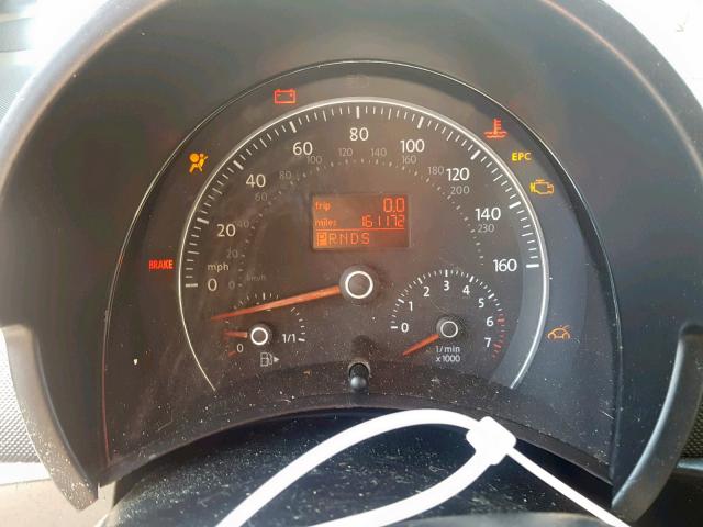 3VWRW31C07M510661 - 2007 VOLKSWAGEN NEW BEETLE შავი ფოტო 8