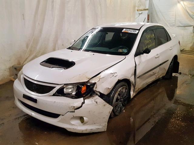 JF1GE75638G500930 - 2008 SUBARU IMPREZA WR WHITE photo 2