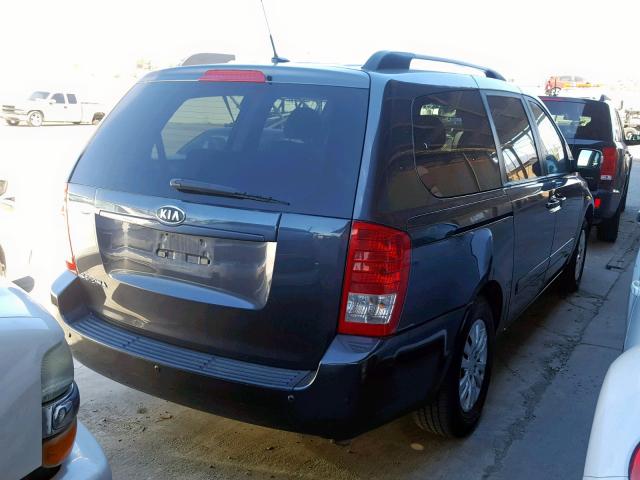 KNDMG4C70C6468809 - 2012 KIA SEDONA LX BLACK photo 4