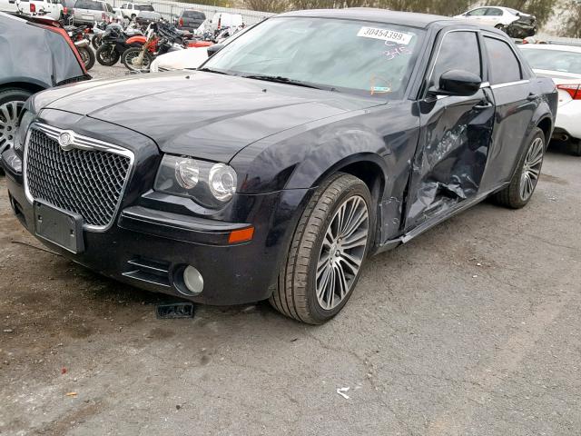 2C3CA2CV8AH328202 - 2010 CHRYSLER 300 S BLACK photo 2