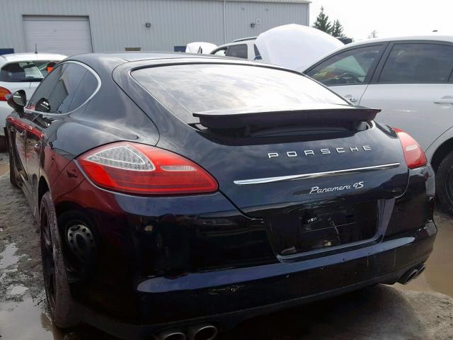 WP0AB2A72BL062622 - 2011 PORSCHE PANAMERA S BLACK photo 3