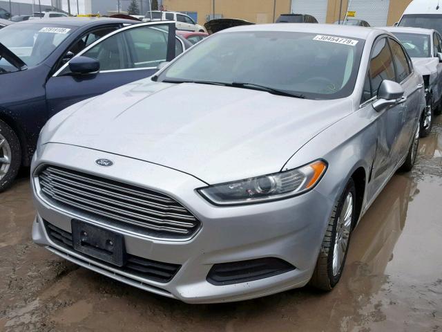 3FA6P0LU2DR373914 - 2013 FORD FUSION SE WHITE photo 2