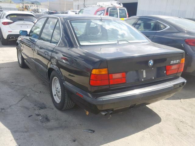 WBAHD6328SGK47491 - 1995 BMW 525 I AUTO BLACK photo 3