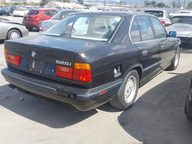 WBAHD6328SGK47491 - 1995 BMW 525 I AUTO BLACK photo 4