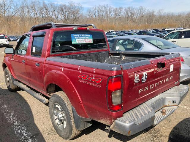 1N6ED27Y64C460668 - 2004 NISSAN FRONTIER C RED photo 5