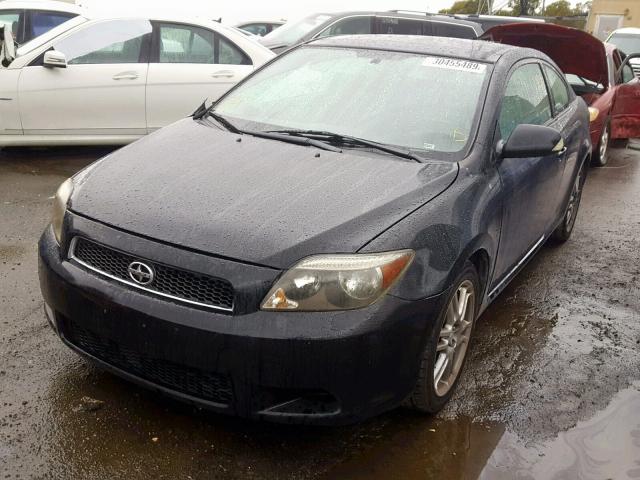 JTKDE177460093019 - 2006 TOYOTA SCION TC BLACK photo 2