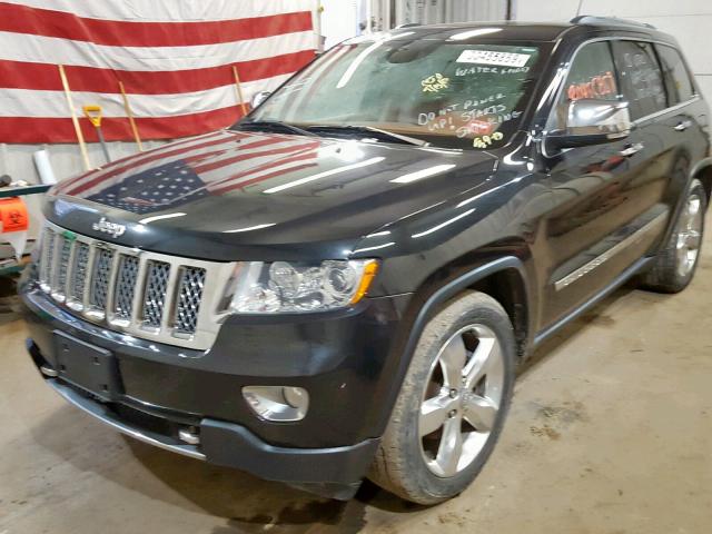 1C4RJFCG3CC317550 - 2012 JEEP GRAND CHER BLACK photo 2