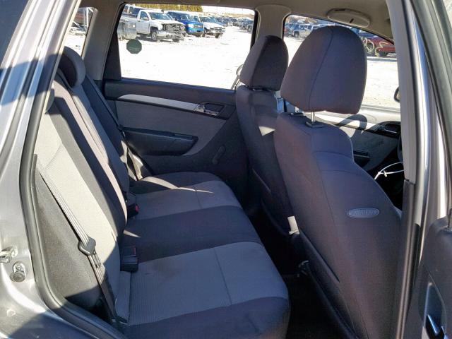 KL1TD66E49B608278 - 2009 CHEVROLET AVEO LS GRAY photo 6