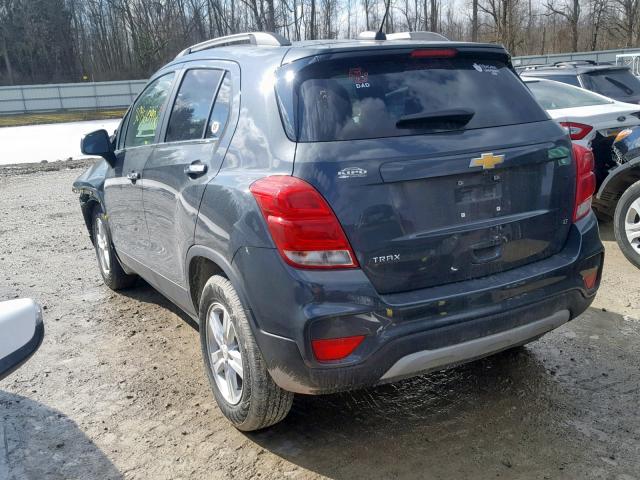 KL7CJLSBXJB594173 - 2018 CHEVROLET TRAX 1LT GRAY photo 3