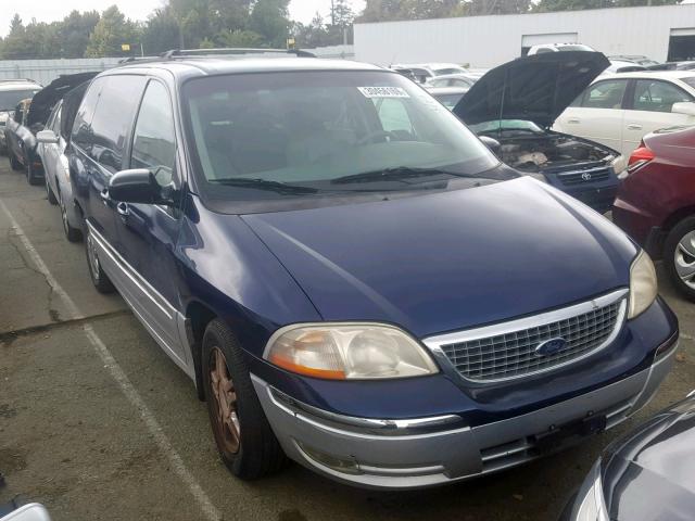 2FMDA534X1BA08936 - 2001 FORD WINDSTAR S BLUE photo 1