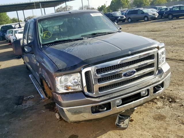 1FTWW31P35EA19481 - 2005 FORD F350 SRW S GRAY photo 1