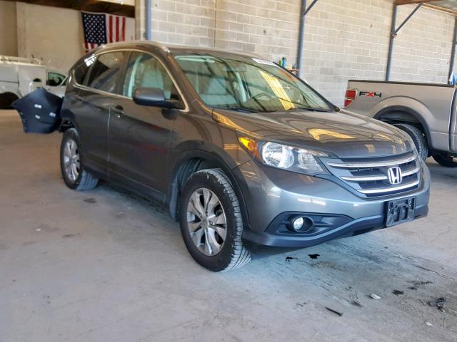 2HKRM3H72EH563284 - 2014 HONDA CR-V EXL GRAY photo 1