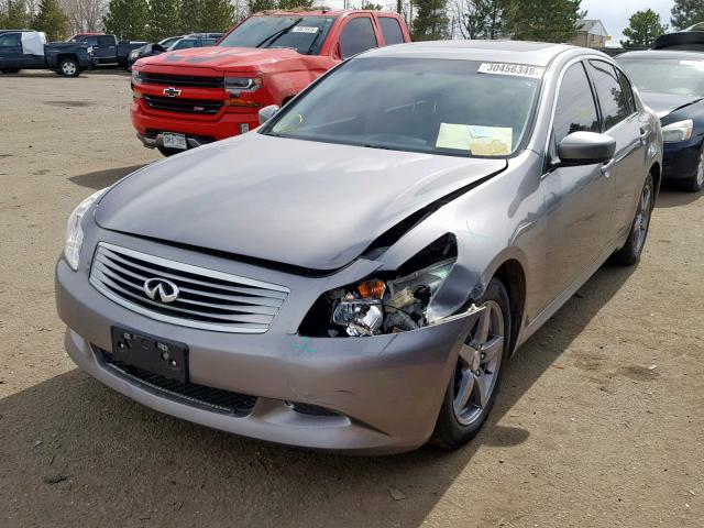 JNKCV61F79M053562 - 2009 INFINITI G37 GRAY photo 2