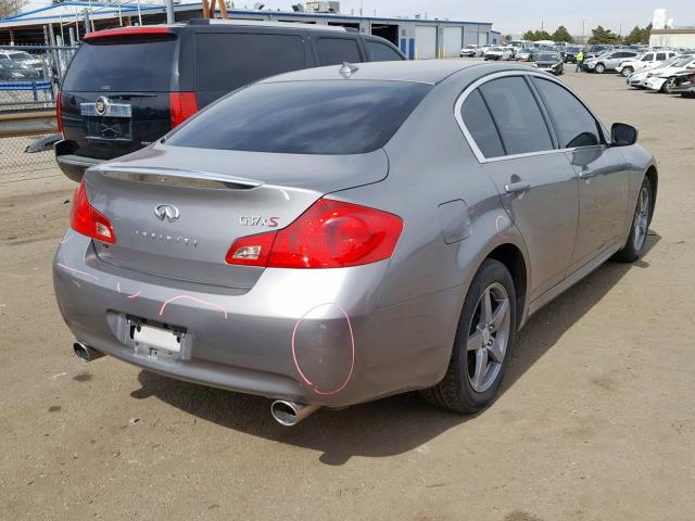 JNKCV61F79M053562 - 2009 INFINITI G37 GRAY photo 4