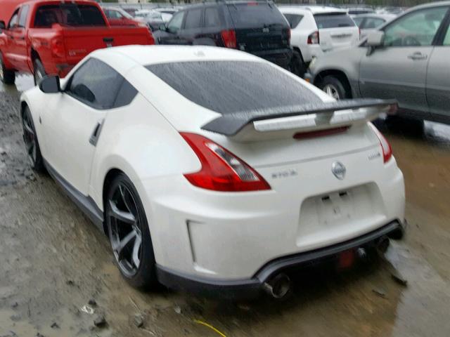 JN1AZ4EH5EM631653 - 2014 NISSAN 370Z BASE WHITE photo 3