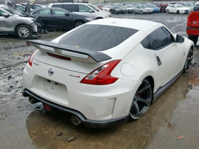 JN1AZ4EH5EM631653 - 2014 NISSAN 370Z BASE WHITE photo 4